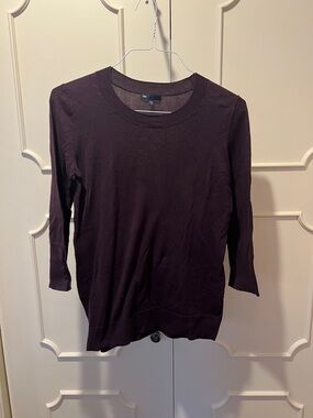 GAP Plum Crewneck Sweater